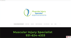 Desktop Screenshot of muscularinjuryspecialist.com